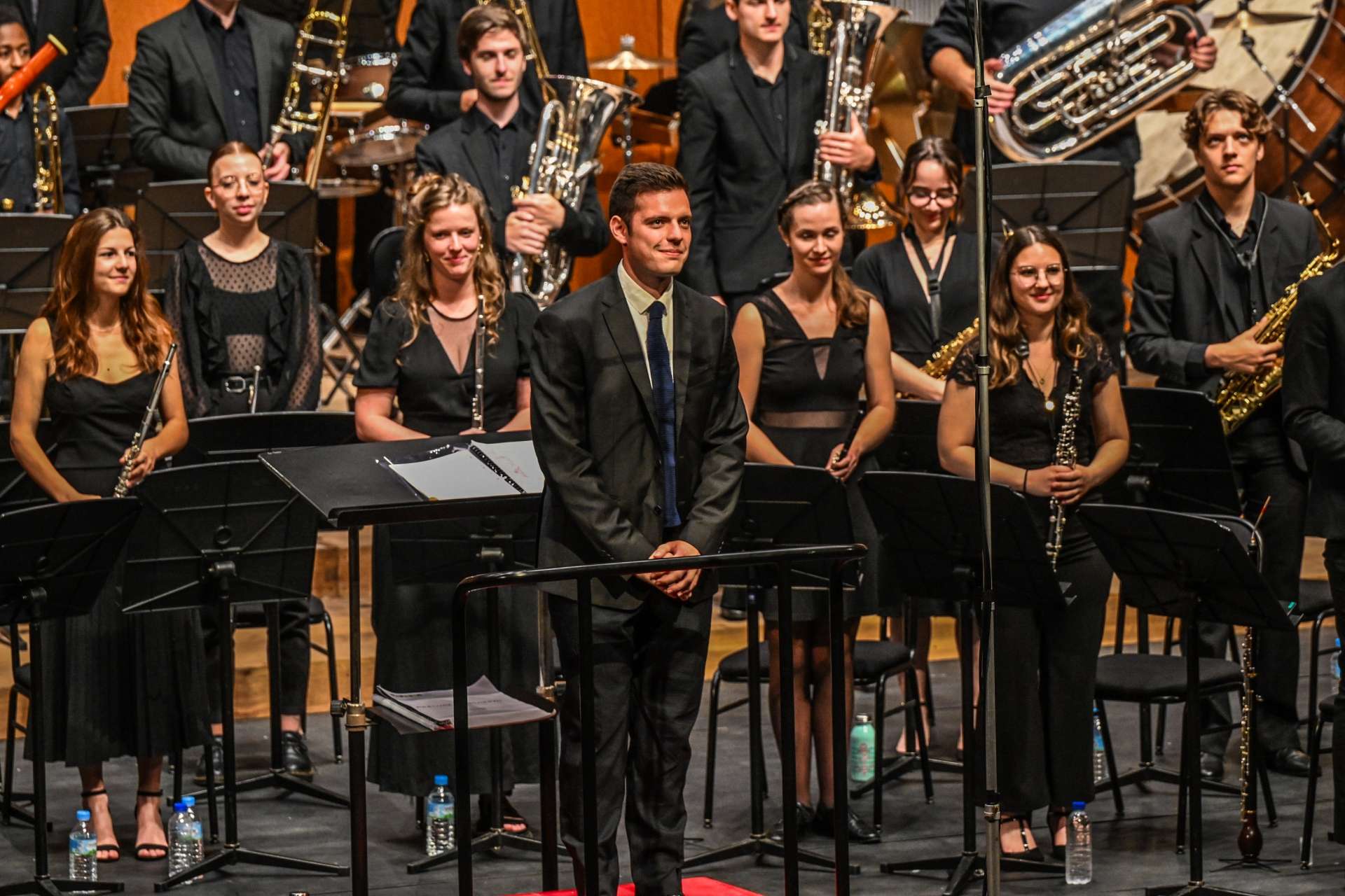 Photo des musiciens de L'Orchestre d'Harmonie des Jeunes de Strasbourg