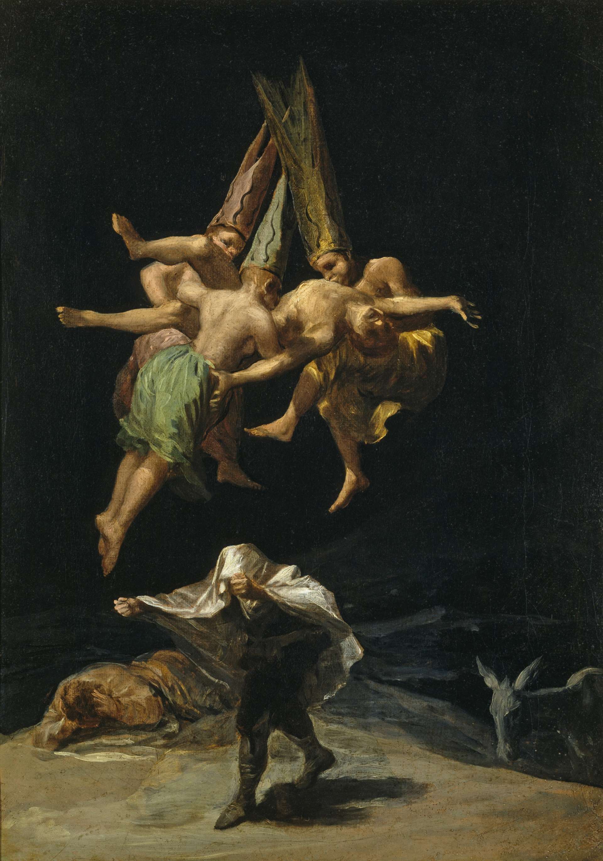 Photo de la peinture Le Vol des Sorcières de Francisco de Goya