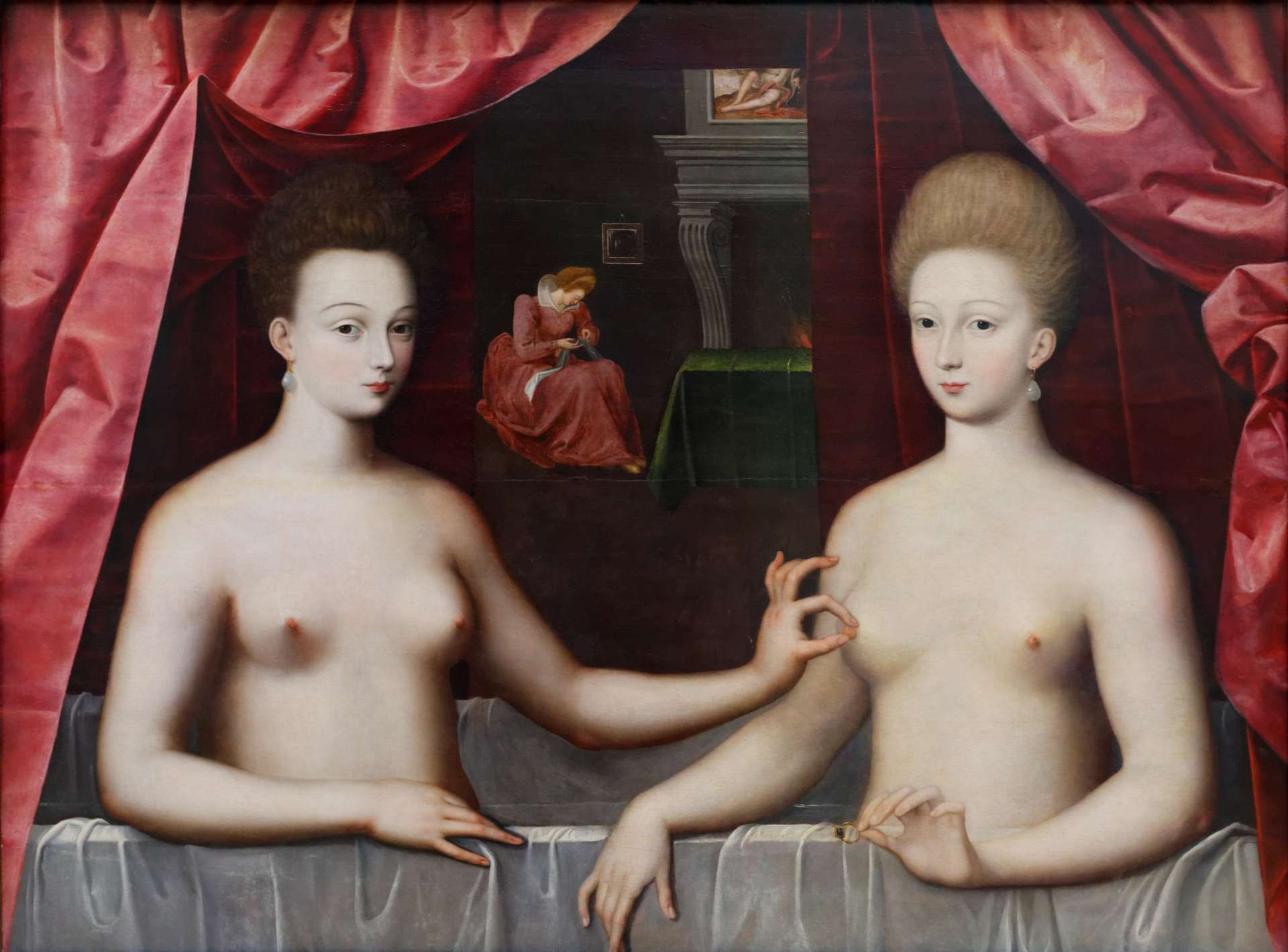 photo du tableau Gabrielle d'Estrées et une de ses sœurs